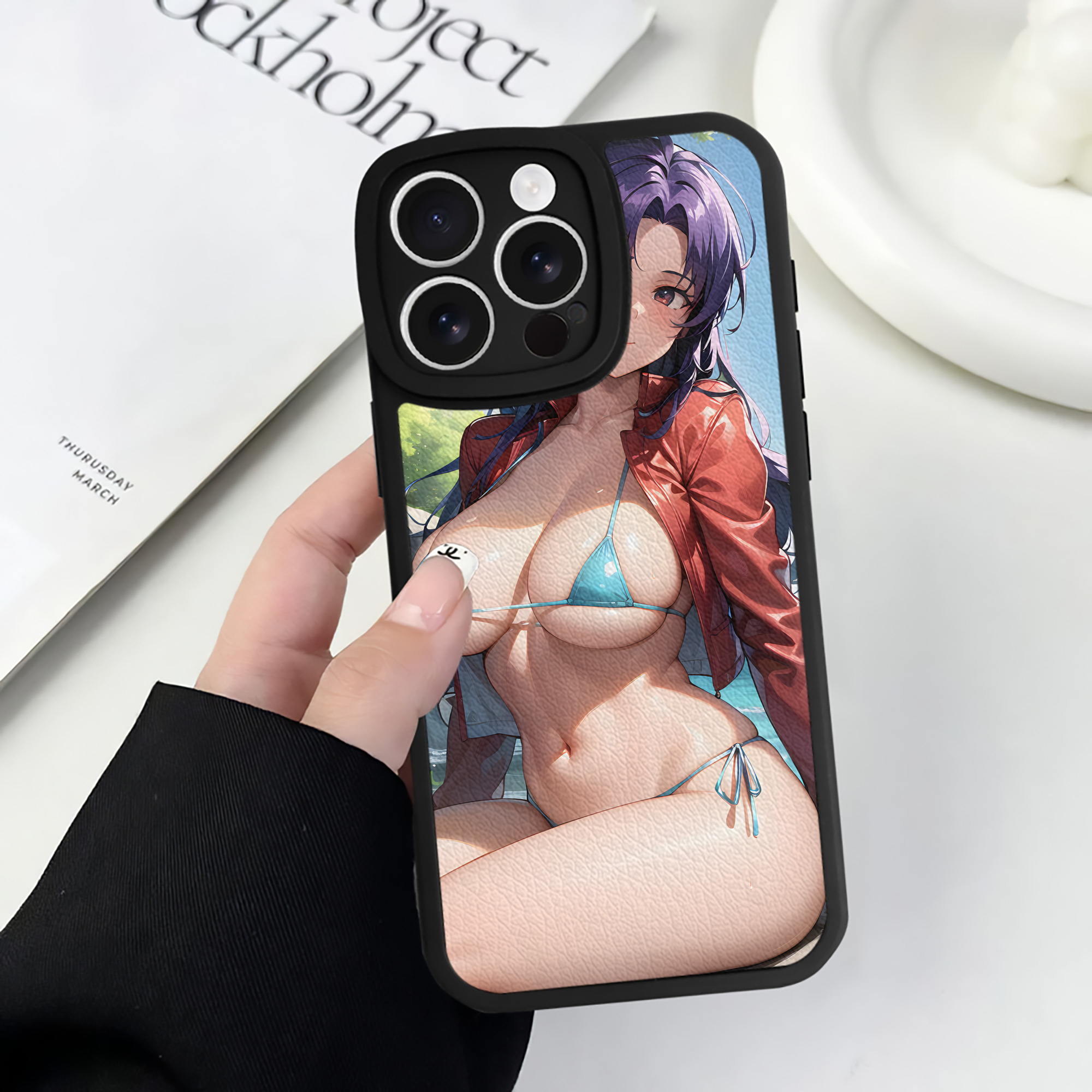 （画像用） EVA 新世紀エヴァンゲリオン 【iPhone 16シリーズ対応】シリコンスマホケース（レザー調） 材質：シリコン